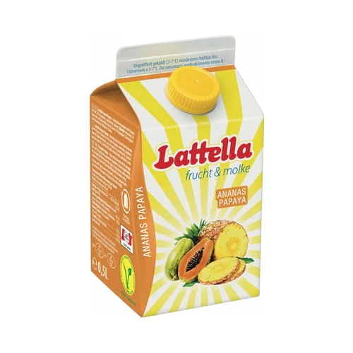Lattella Napitek iz sirotke - ananas/papaja