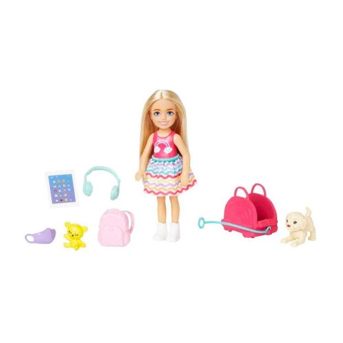 Mattel Igračka lutka Barbie Chelsea sa psom i dodacima HUY17 Slike
