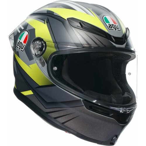 Agv K6 S Matt Camo/Yellow Fluo S Čelada Slike
