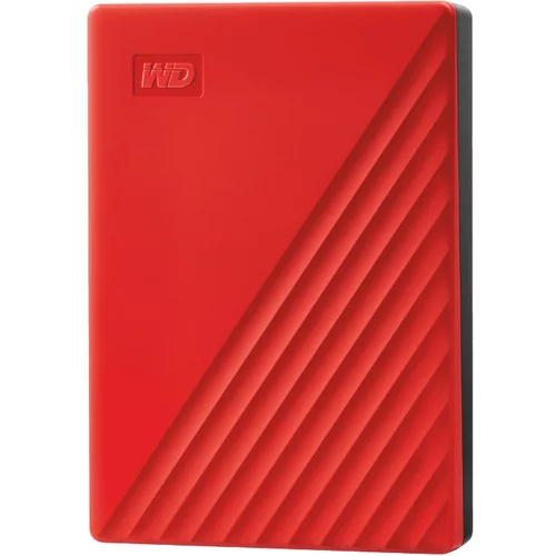 Wd Zunanji prenosni disk WD My Passport 2019, 4 TB, rdeča