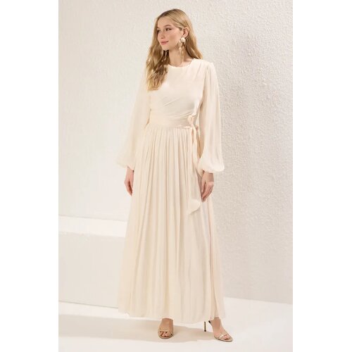 Trendyol Modest Ženska haljina, Krem Cene