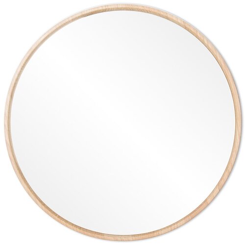 Gazzda zidno ogledalo s okvirom od masivnog drveta hrasta Look, ⌀ 32 cm Cijene