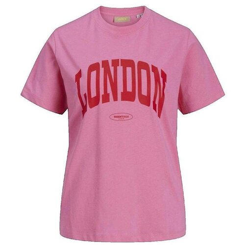 Jack & Jones Majice s kratkimi rokavi T-shirt col rond manches courtes Modra Cene