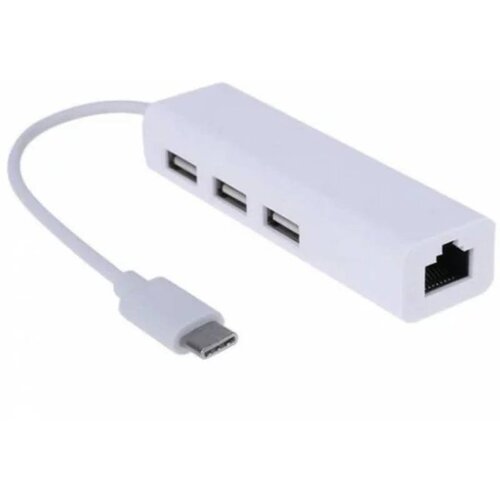 Fast Asia USB 3.1 TIP C na 3x HUB + RJ45 Slike