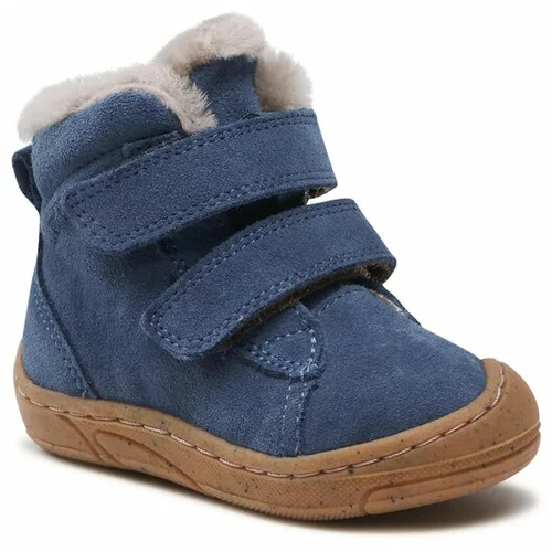 Froddo Zimski škornji Minni Suede Velcro G2110126-6 M Modra