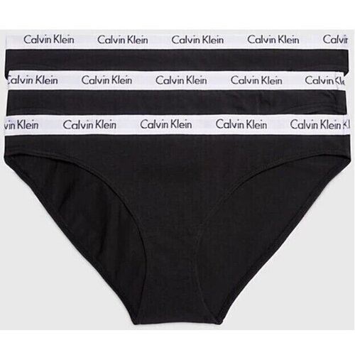 Calvin Klein Jeans Spodnje hlače 000QD3588E 3P BIKINI Črna Slike