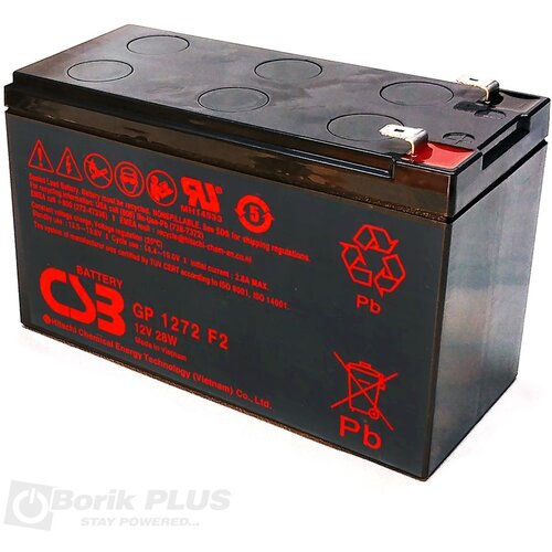 CSB Battery CSB GP1272 28W Olovna VRLA baterija 12V 7.2Ah Slike