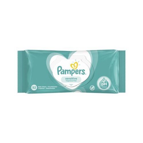 Pampers Sensitive otroški nežni vlažni robčki za občutljivo kožo 52 kos Cene