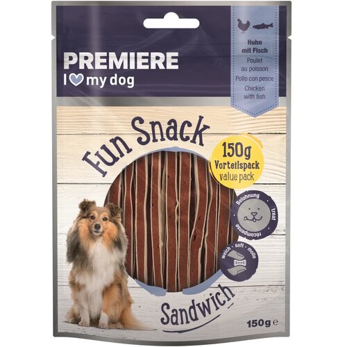 Premiere pribolj&scaron;ek za pse Meat Sandwich pi&scaron;čanec in riba 150 g Cene