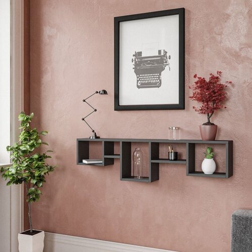 Hanah home Amanos - Anthracite Anthracite Wall Shelf Slike