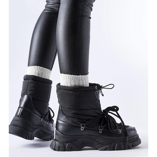 Gemre Black insulated snow boots Aubine Cene