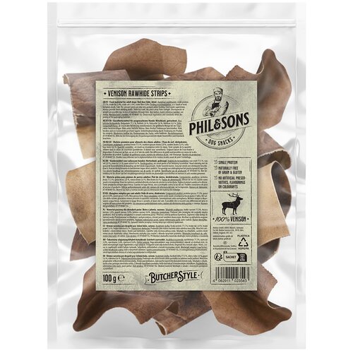 Phil & Sons Premium jelenova koža - Varčno pakiranje: 3 x 100 g Cene