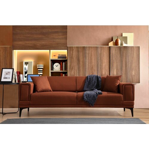 Atelier Del Sofa horizon - tile red tile red 3-Seat sofa-bed Slike