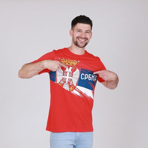 Rang Mu&scaron;ka majica Srbija, Crvena Cene