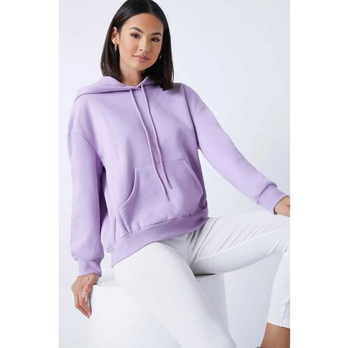Madmext Mad Girls Lilac Women's Sweatshirt Mg827 Slike