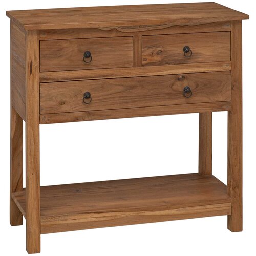vidaXL Kreveta Prirodna 79 x 35 x 80 cm Čvrsto teak drvo Cijene