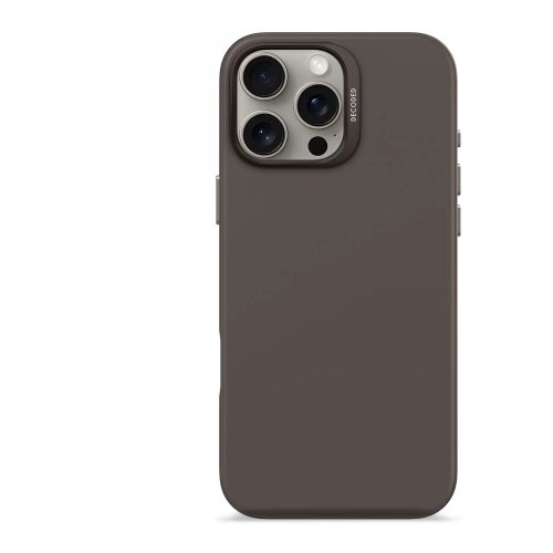 Decoded etui antimicrobial silicone backcover z magsafe do iphone 16 pro max - ciemnobrązowe, (22064458) Cene