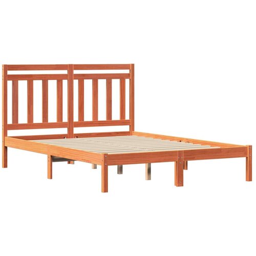  Okvir za krevet 2 pcs Vosak smeđa 150 x 200 cm Slike