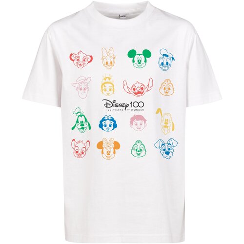 Mister Tee Disney 100 Faces Children's T-Shirt White Slike