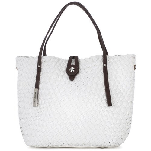 Caf&amp;eacute; Noir Torbice za na ramo CAFE NOIR 203 SECCHIELLO INTRECCIO Bela Slike