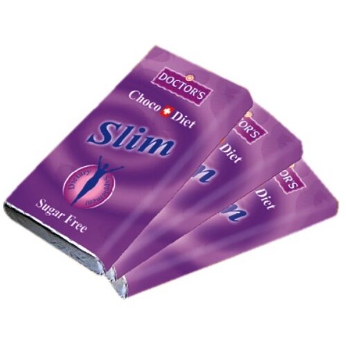 Doctors choco diet slim - čokoladica sa fruktozom 23g Slike