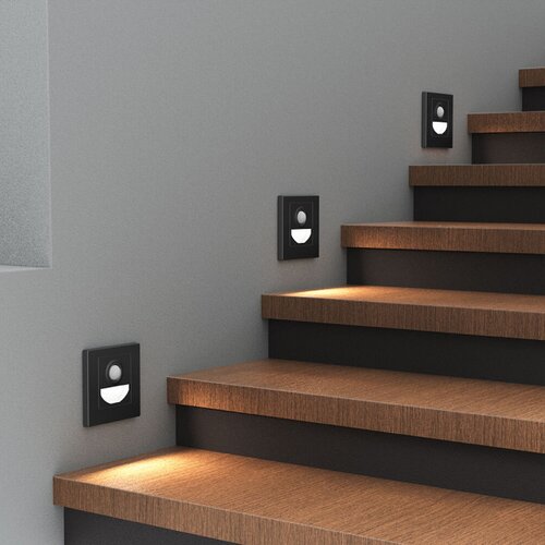 Braytron crna zidna LED lampa 1.5W Slike