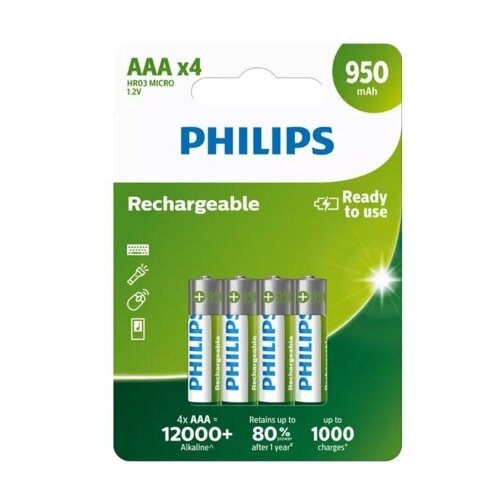  BATERIJA PHILIPS AAA 1.2V 950mAh punjive 4 kom Cene