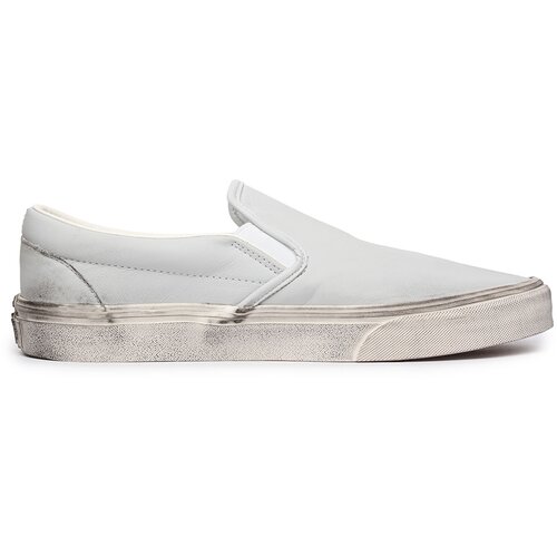Vans unisex patike classic slip-on leather white Cene