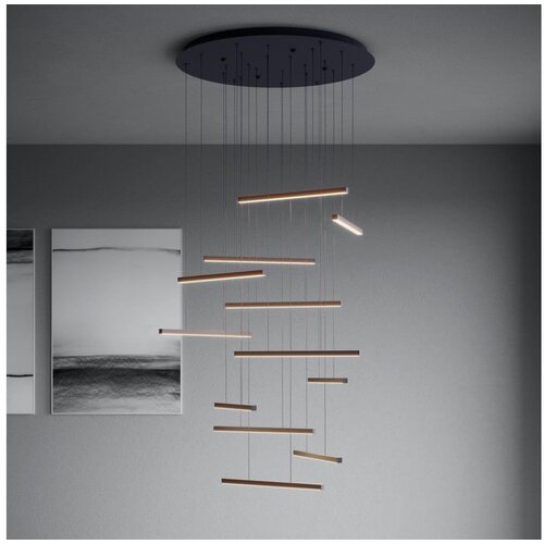 Eglo 390351 - led prigu&scaron;iva luster na sajli lindoza 12xLED/8,4W/230V 3000K Cene