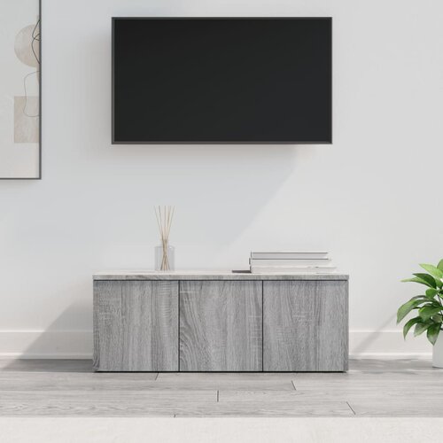 vidaXL TV omarica siva sonoma 80x34x30 cm inženirski les Cene