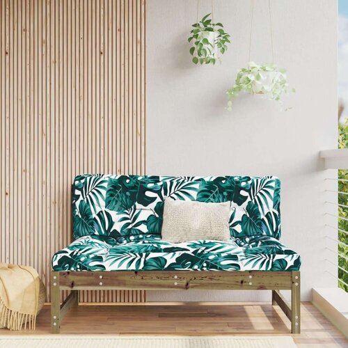  Srednja vrtna sofa 120 x 80 cm od impregnirane borovine Slike