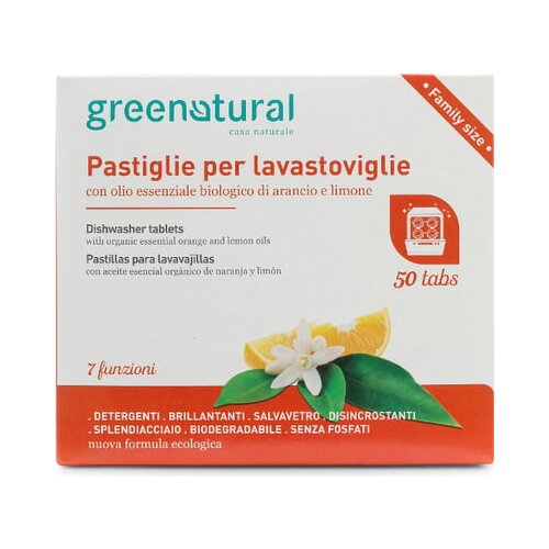 Greenatural tablete za perilicu posuđa - 50 komada Cijene