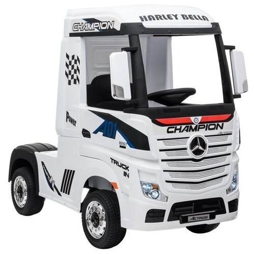 Kamion na akumulator Mercedes Actros 4x4 - bijeli Slike