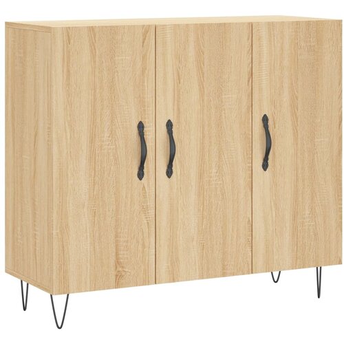 Maison Chic Komoda - Predalnik sonoma hrast 90x34x80 cm konstruiran les, (21717842) Slike