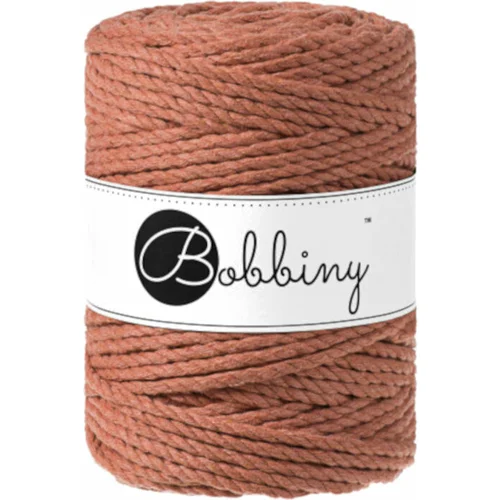 Bobbiny 3PLY Macrame Rope 5 mm Terracotta