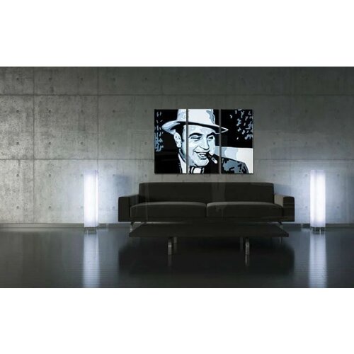  Ručno oslikana POP ART slika AL CAPONE | different sizes Cene