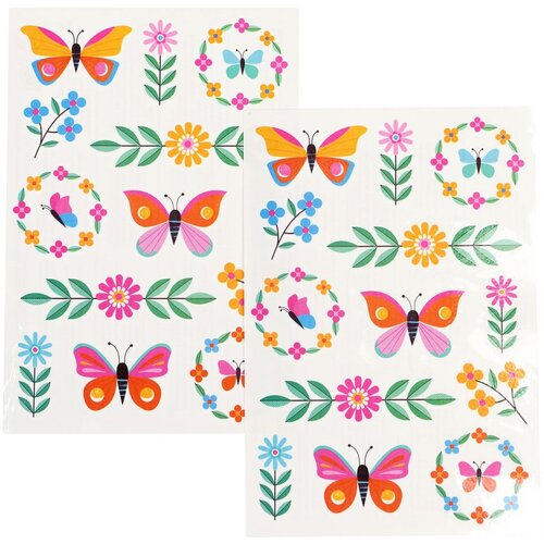 Rex London Dječje tetovaže Floral Flutter &amp;ndash; Slike