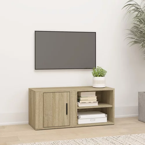 vidaXL TV ormarić boja hrasta 80x31,5x36 cm od konstruiranog drva