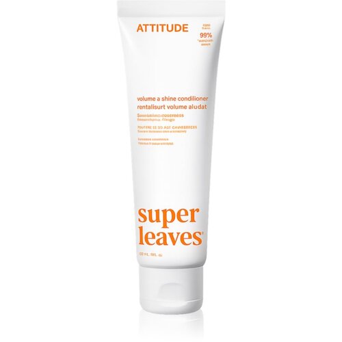 Attitude Super Leaves Shine and Volume Conditioner naravni balzam s hranilnim učinkom Soy Protein and Cranberries 240 ml Slike