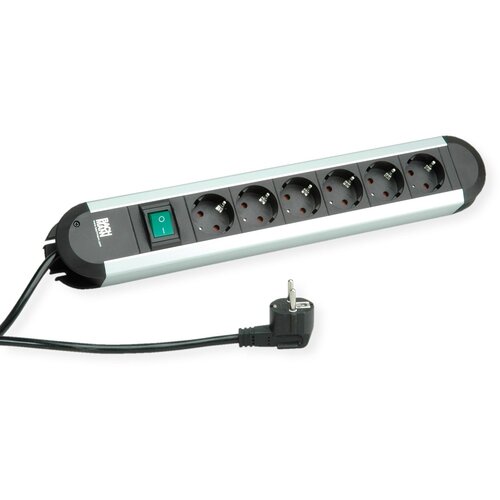 Boschmann PRIMO power extension 1.75 m 6 AC outlet(s) Black, Grey Cijene