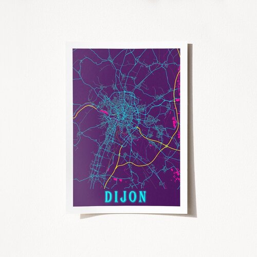 Wallity Poster Dijon-2063, 50x70 cm Cene
