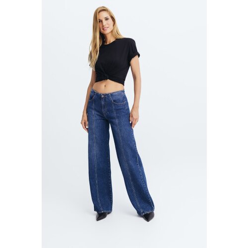 Legendww zenske wide leg farmerke sa srednjim strukom -model 256 Cene