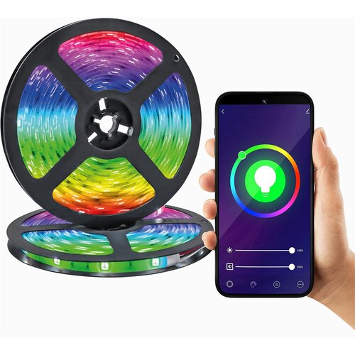 Venisymlis Čezmejni Komplet Svetlobnih Trakov 5050Rgb 5V Rgb Bluetooth Led Svetlobni Trak 2M, (22097299) Slike