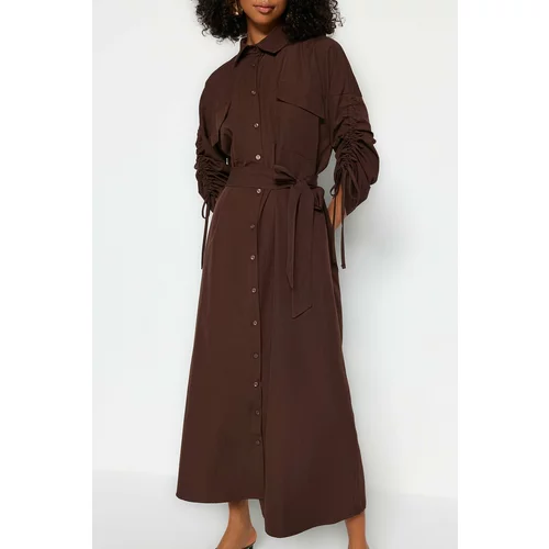 Trendyol Dress - Brown - Shirt dress