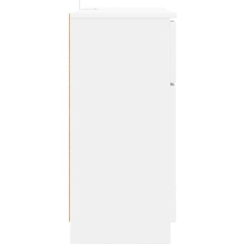  Kreveta s ladicama Bijelo 100 x 30 x 65,6 Konstruirano drvo Slike