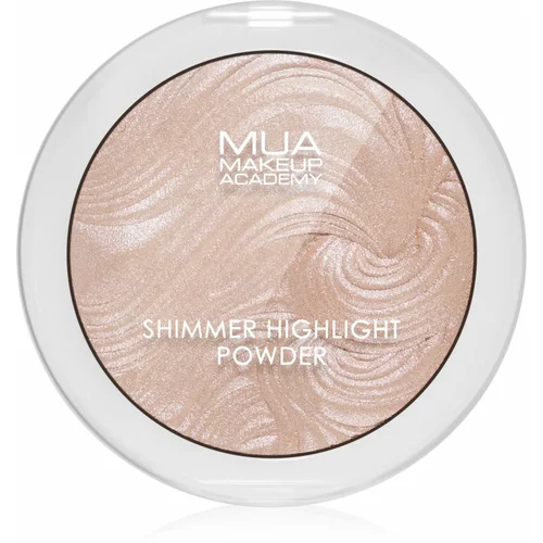 MUA Makeup Academy Shimmer kompaktni highlighter u prahu nijansa Pink Shimmer 8 g