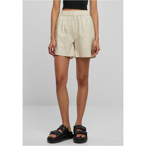 UC Curvy Ladies Linen Mixed Shorts softseagrass Cene