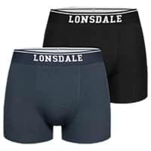 Lonsdale Muške bokserice 113859-Grey/Black Slike