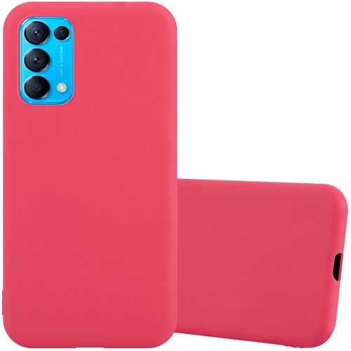 Cadorabo Case, združljiv z OPPO v Candy Red - Za&scaron;čitni pokrov iz fleksibilnega silikona TPU, (20588616) Cene