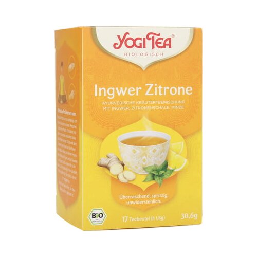 Yogi Tee Čaj ingver-limona bio Cene